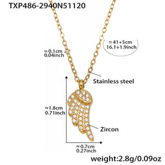 Cubic Zirconia Wing Jewelry