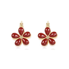 Nicolette Vintage-Inspired Floral Stud Earrings No. 583355