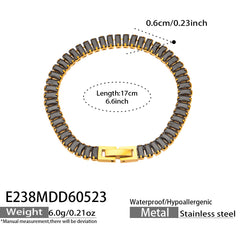 Colorful Cubic Zirconia Tennis Bracelet & Necklace