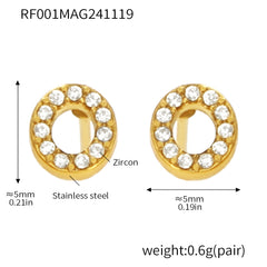 Cubic Zirconia Initial Jewelry Collection