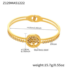 18K Gold-Plated Sculptural Open Cuff Bracelet
