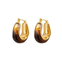 Nadine Resin Stud Earrings