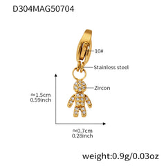 Sculptural Jewelry Pendant Charm