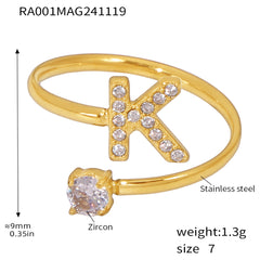 Cubic Zirconia Initial Jewelry Collection