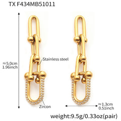Cubic Zirconia Open Link Jewelry
