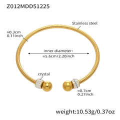 Gold-Tone Slim Cuff and Bangle Designs
