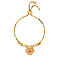 Colorful Eye Charm Bracelet