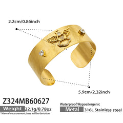 Wide Cubic Zirconia Open Cuff Designs