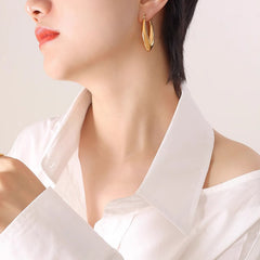 Daphne Organic Hoop Earrings