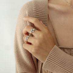 Rose Detail Necklace or Ring