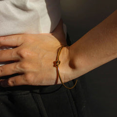 Nicolette Vintage-Inspired Knot Bangle Bracelet