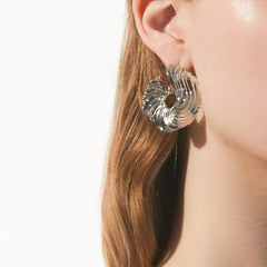 Camille Minimalist Round Stud Earrings