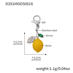 Lemon & Daisy Pearl-Look Necklace & Pendant