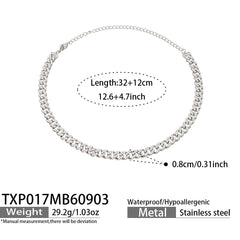 Cubic Zirconia Tennis Jewelry and Extension Clasp