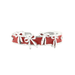Marielle Dainty Bow Adjustable Ring