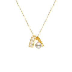 Camille Vintage-Inspired Pearl Pendant Necklace