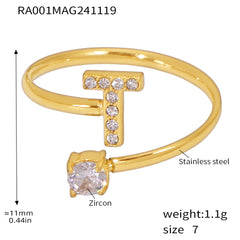 Cubic Zirconia Initial Jewelry Collection