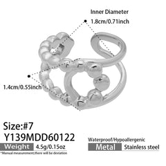 Sculptural Flower and Openwork Ring Designs