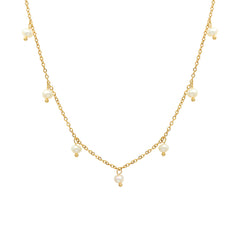 18K Gold-Plated Freshwater Pearl Accent Necklace