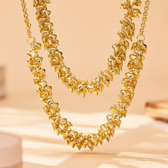 18K Gold-Plated Mini Heart Charm Necklace