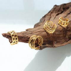 Layered Geometric Open Ring