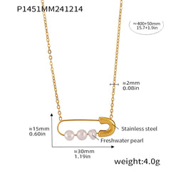 Gold-Tone Pearl and Pendant Layering Necklace Designs