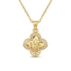 Camille Vintage-Inspired Clover Choker Necklace