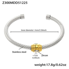 Colored Cubic Zirconia and Enamel Bangle Designs