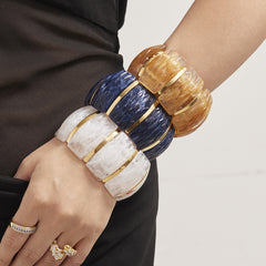 Textured Resin Stretch Bracelet