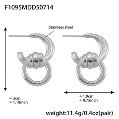 Sculptural C-Hoop Earring Designs