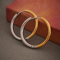 Polished Minimal Huggie Hoop Earrings