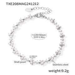 Pearl-Look Bead Necklace or Bracelet
