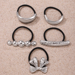 18K Gold-Plated Sculptural Hair Tie Designs