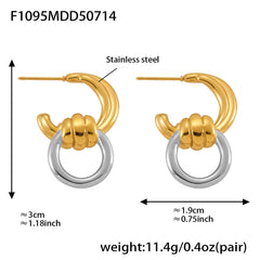 Sculptural C-Hoop Earring Designs