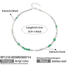 Colorful Natural Stone Bead Necklace Collection