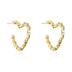 Nicolette Heart Stud Earrings No. 979195