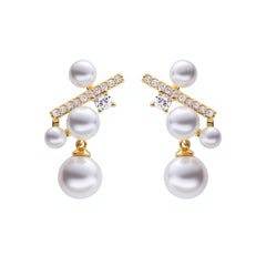 Nadine Vintage-Inspired Pearl Grape Stud Earrings