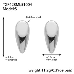 18K Gold-Plated Teardrop Pendant Jewelry