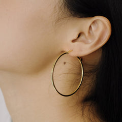 Nadine Minimalist Hoop Earrings