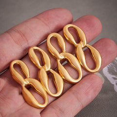 18K Gold-Plated Figure Eight Link Earrings