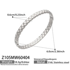Textured Gold-Tone Bangle Designs