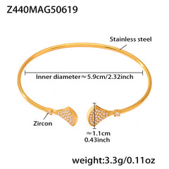 18K Gold-Plated Playful Cubic Zirconia Cuff Designs