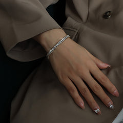 Clear Cubic Zirconia Tennis Bracelet