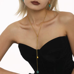Teardrop Resin Necklace Earrings or Ring