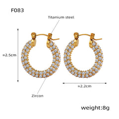 Stone-Set Statement Hoop Earring Collection