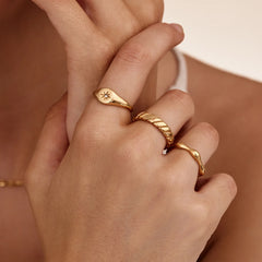 Marielle Vintage-Inspired Geometric Ring