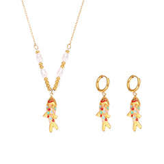 Color Enamel Fish Jewelry Designs