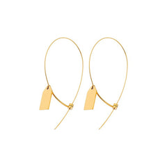 Nicolette Modern Stud Earrings