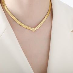 Cubic Zirconia Accent Bold Chain Necklace Designs