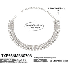 Bold Stone-Accent Chain Necklace or Bracelet